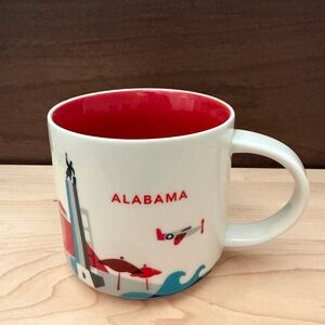 Alabama State You Are Here Starbucks Ceramic Mug